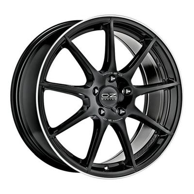 OZ VELOCE GT GLOSS BLACK D. CUT+SI 8.0Jx18 5x112 ET35