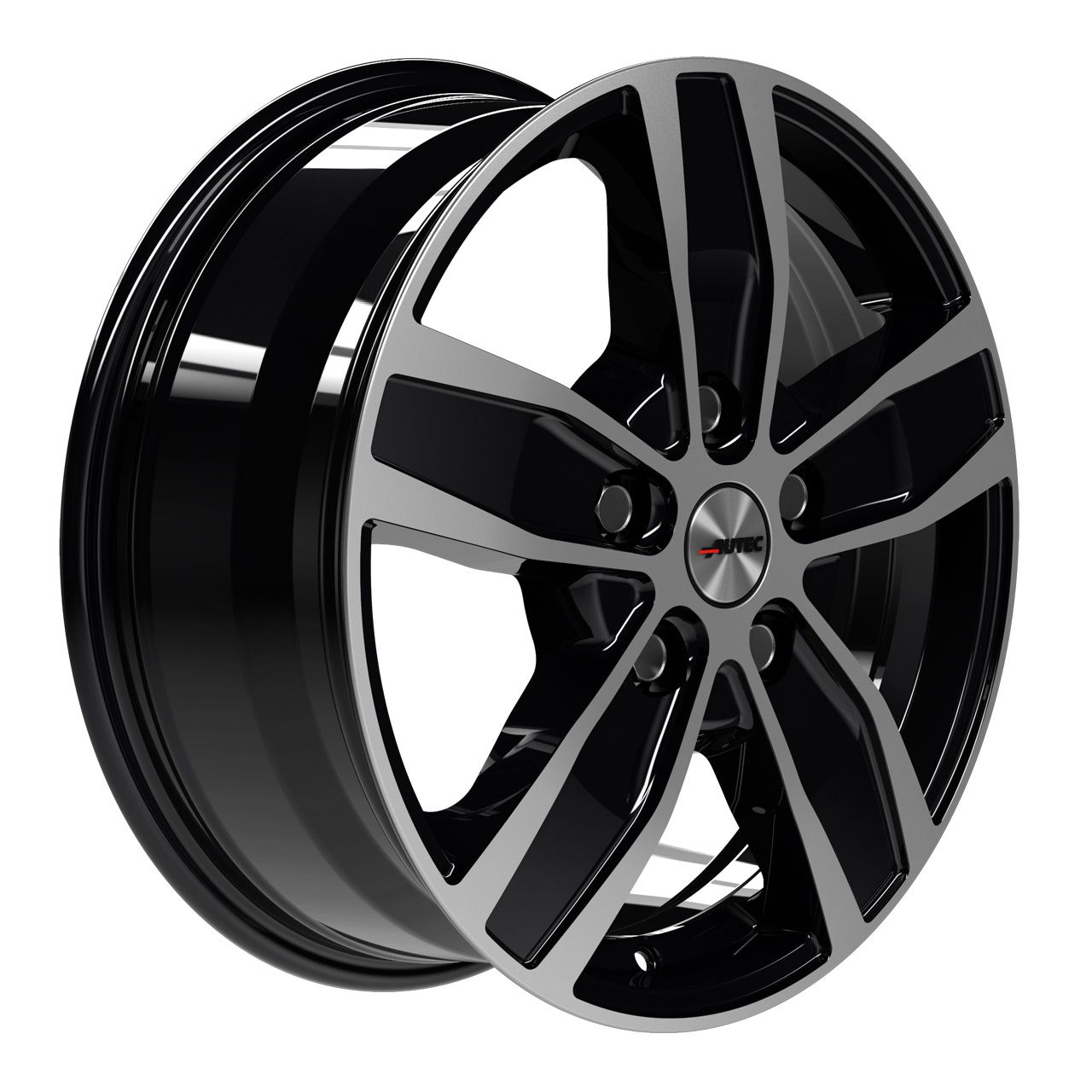 AUTEC TYP Q - QUANTRO 5L schwarz poliert 6.5Jx16 5x118 ET66