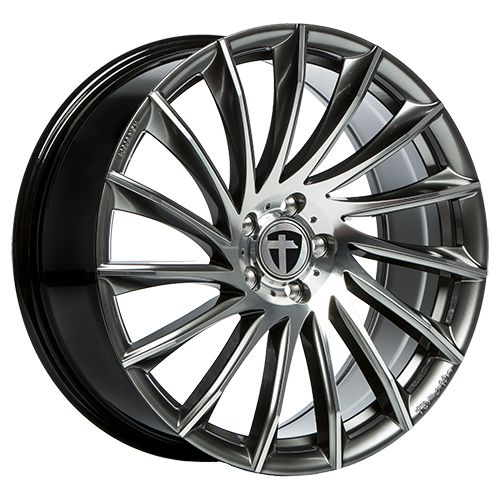 TOMASON TN16 dark hyperblack polished 7.5Jx17 5x114.3 ET47