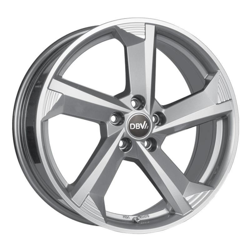 DBV TORINO III hyper silber front poliert 8.5Jx20 5x108 ET40