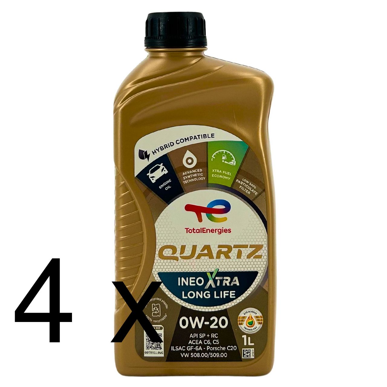Total Quartz Ineo Xtra Longlife 0W-20 4x1 Liter Total Quartz Ineo Xtra Longlife 0W-20 4x1 Liter