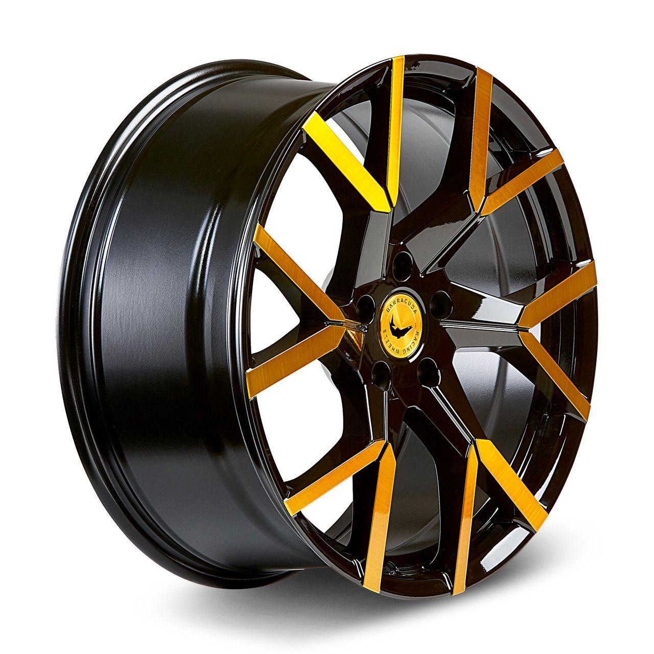 BARRACUDA TZUNAMEE EVO black gloss flashgold 9.0Jx20 5x112 ET30
