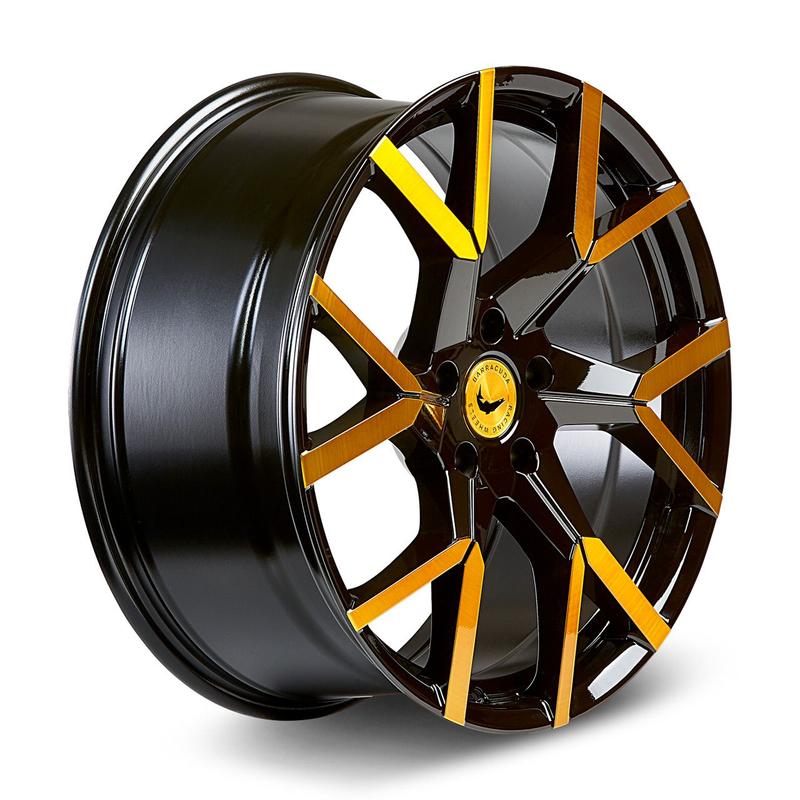 BARRACUDA TZUNAMEE EVO black gloss flashgold 9.0Jx20 5x112 ET30