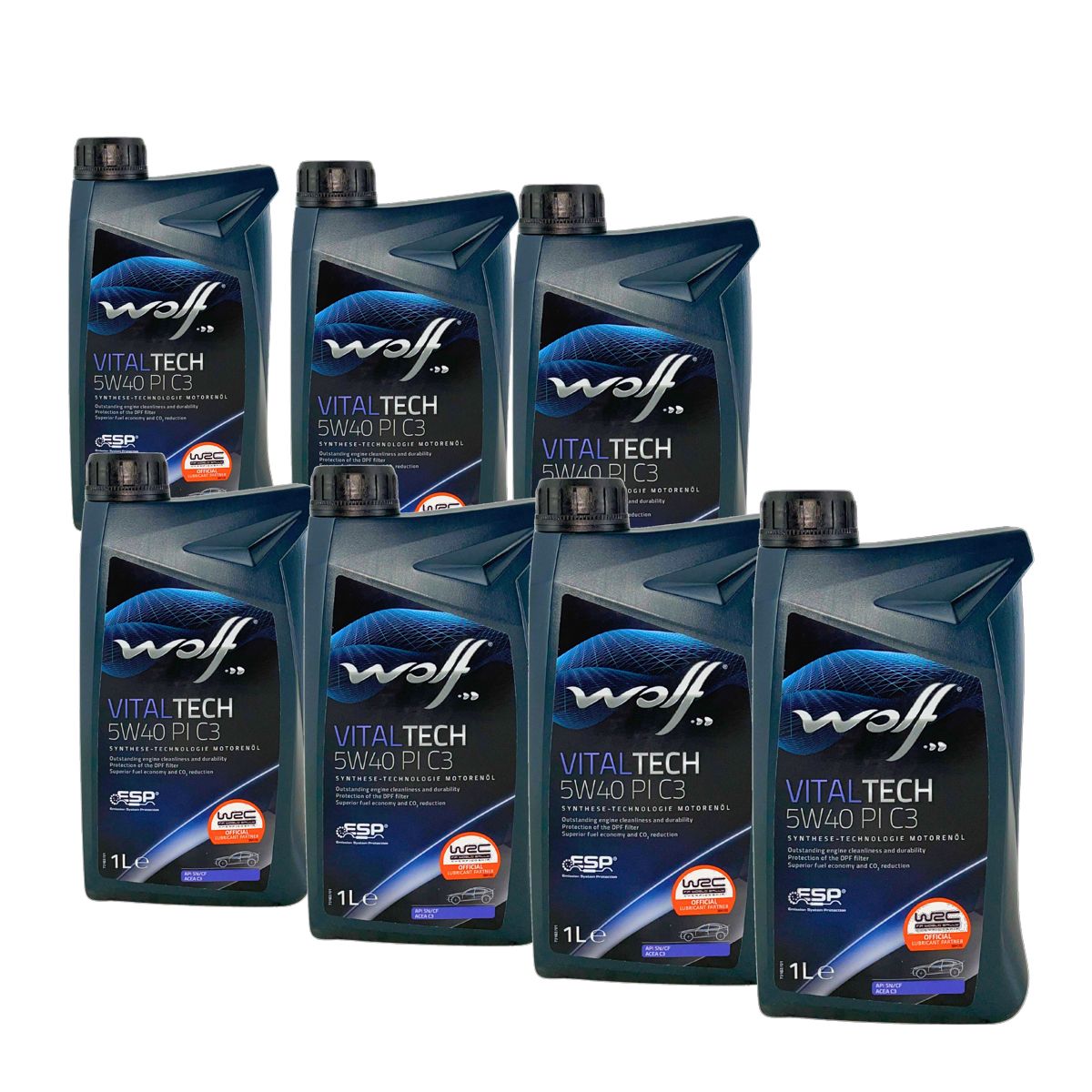 Wolf VitalTech 5W-40 PI C3 7x1 Liter