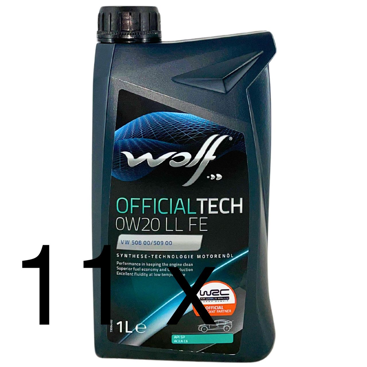 Wolf OfficialTech 0W-20 LL FE 11x1 Liter