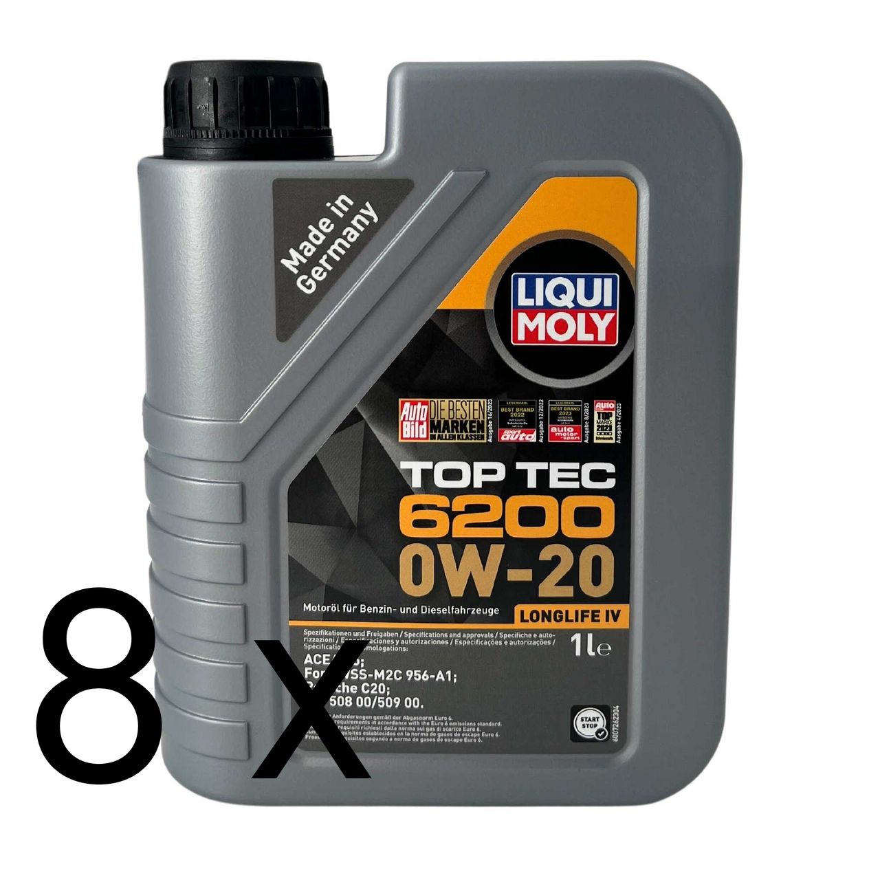 Liqui Moly Top Tec 6200 0W-20 8x1 Liter Liqui Moly Top Tec 6200 0W-20 8x1 Liter