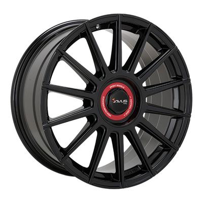 AVUS RACING AC-M09 black cap rosso 8.0Jx18 5x112/120 ET35