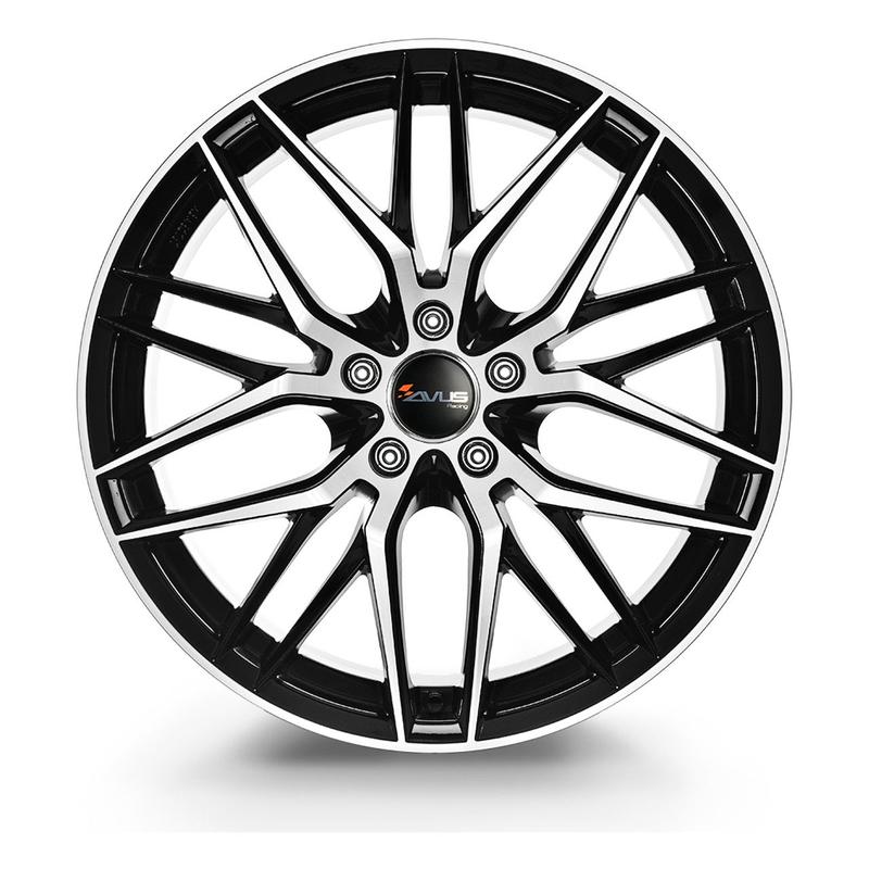 AVUS RACING AF19 black polished 8.5Jx19 5x112 ET30