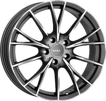MAK FABRIK gun metal mirror face 9.0Jx18 5x120 ET44