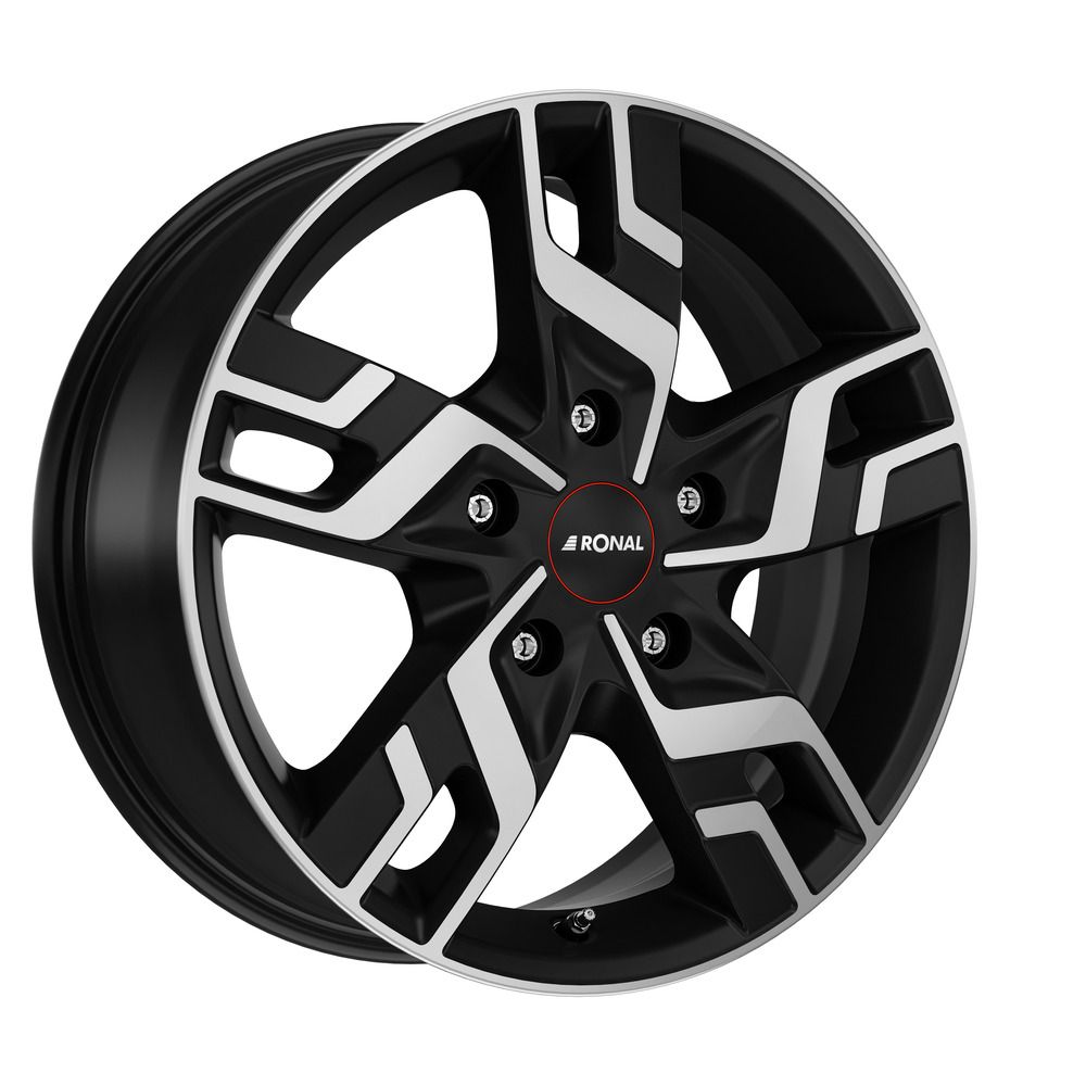 RONAL RONAL R64 jetblack-matt-frontkopiert 7.0Jx17 5x130 ET33