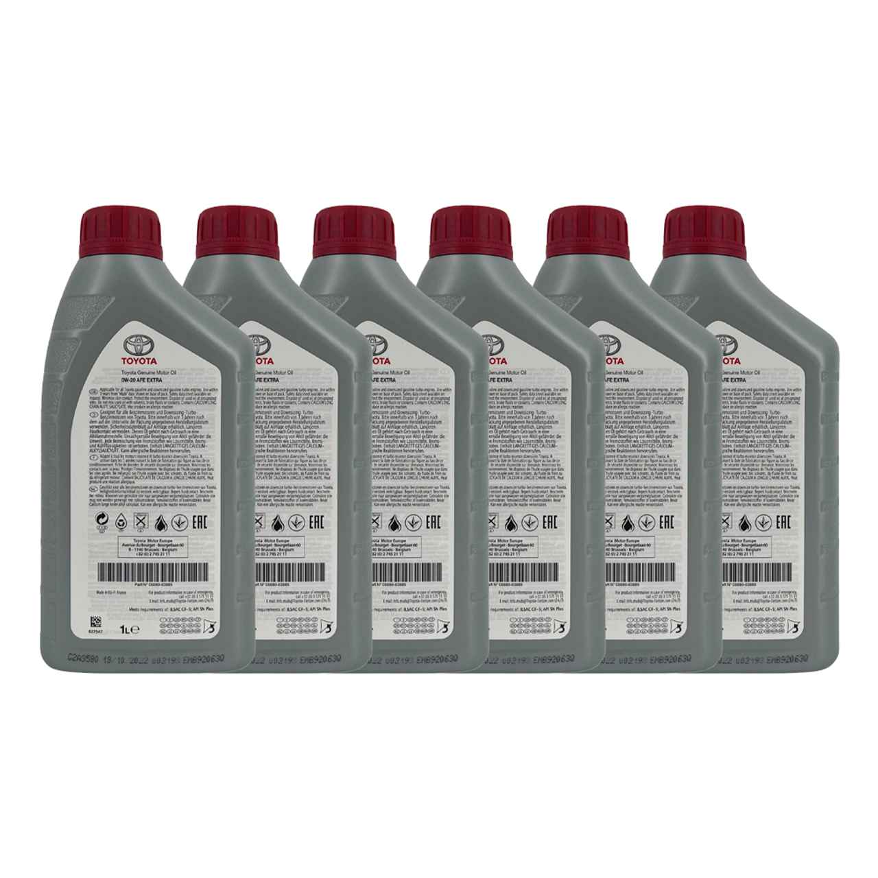 Toyota Advanced Fuel Economy Extra 0W-20 6x1 Liter