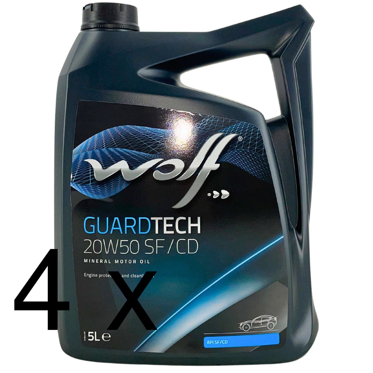 Wolf GuardTech 20W-50 SF/CD 4x5 Liter
