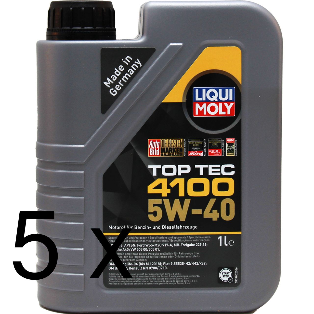 Liqui Moly Top Tec 4100 5W-40 5x1 Liter