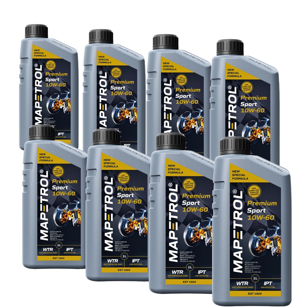 Mapetrol Premium Sport 10W-60 8x1 Liter