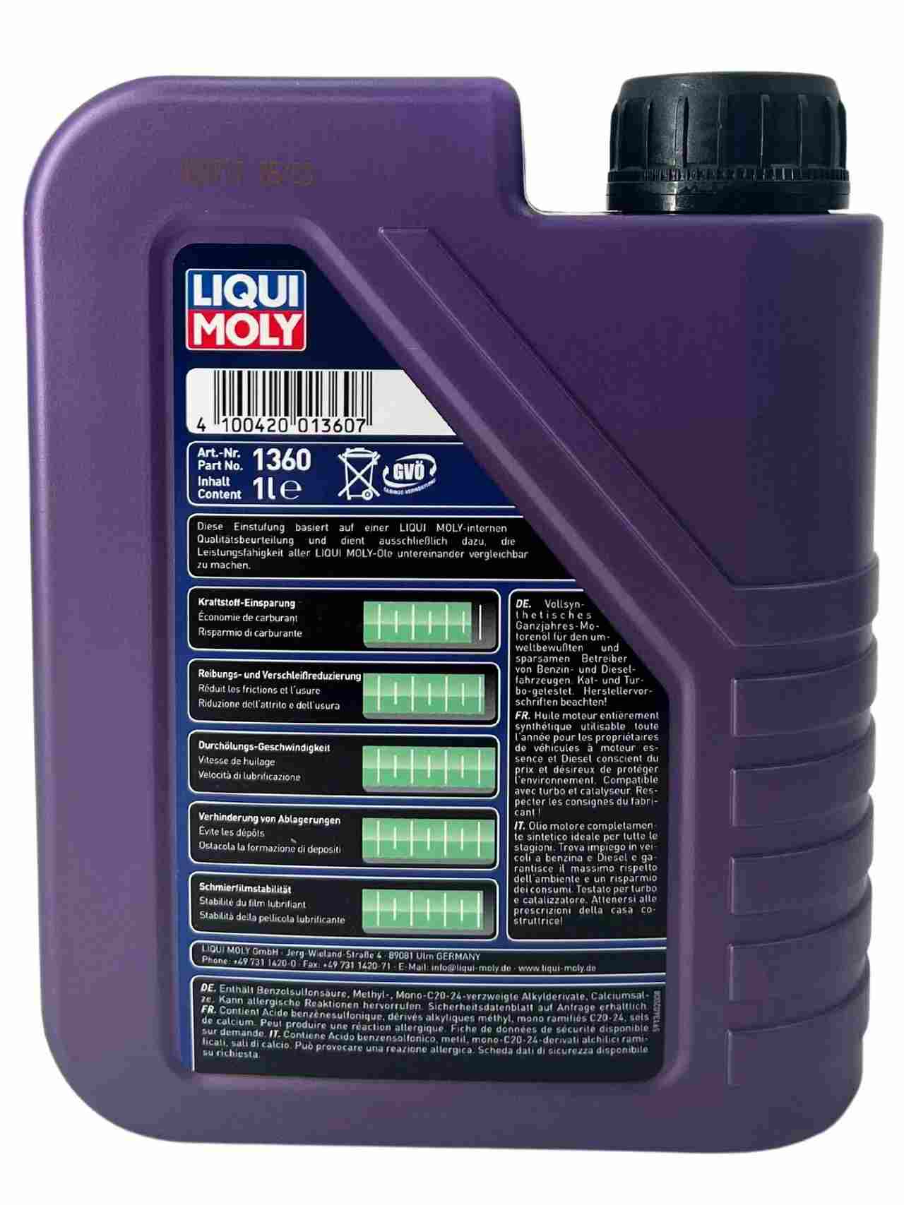 Liqui Moly Synthoil Energy 0W-40 1 Liter