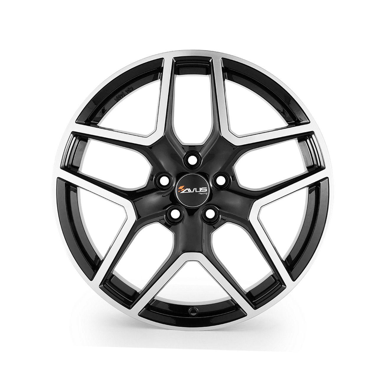 AVUS RACING AC-519 black polished 7.0Jx17 5x108 ET40