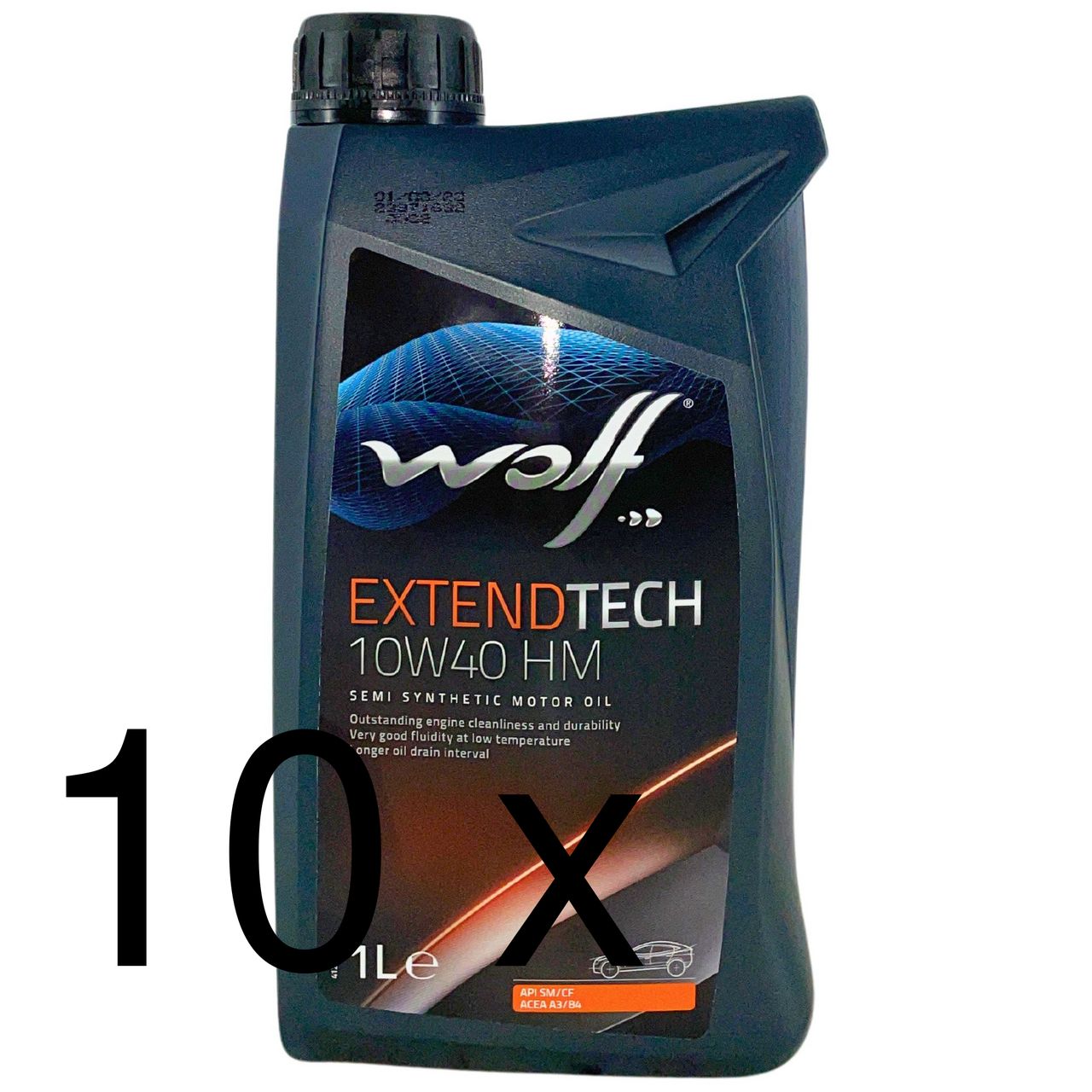 Wolf ExtendTech 10W-40 HM 10x1 Liter