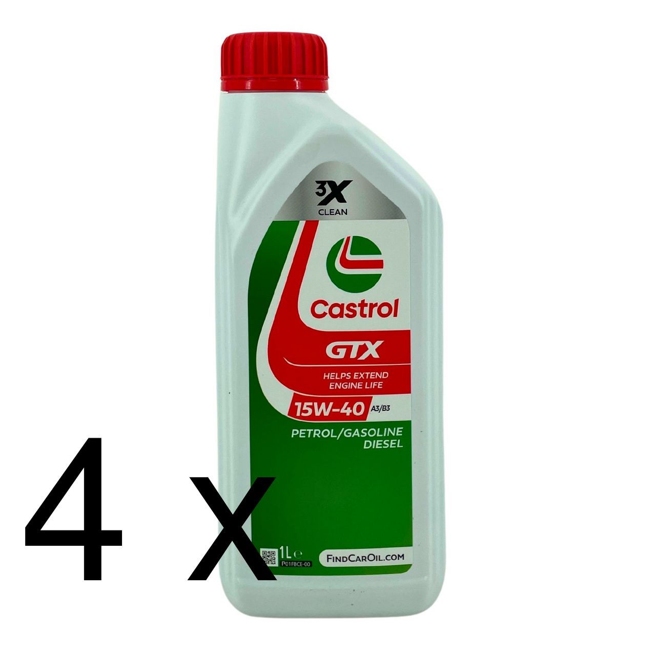 Castrol GTX 15W-40 A3/B3 4x1 Liter Castrol GTX 15W-40 A3/B3 4x1 Liter