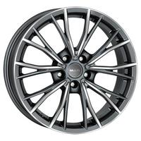 MAK MARK gun metal mirror face 8.0Jx17 5x120 ET53