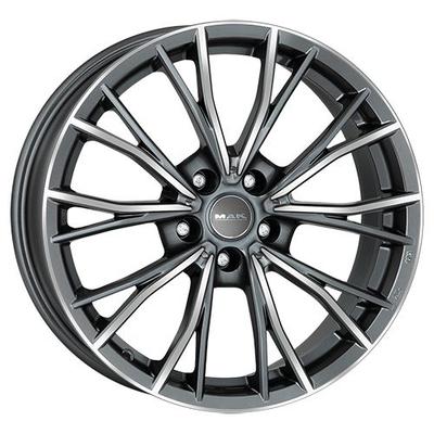 MAK MARK gun metal mirror face 8.0Jx17 5x120 ET53