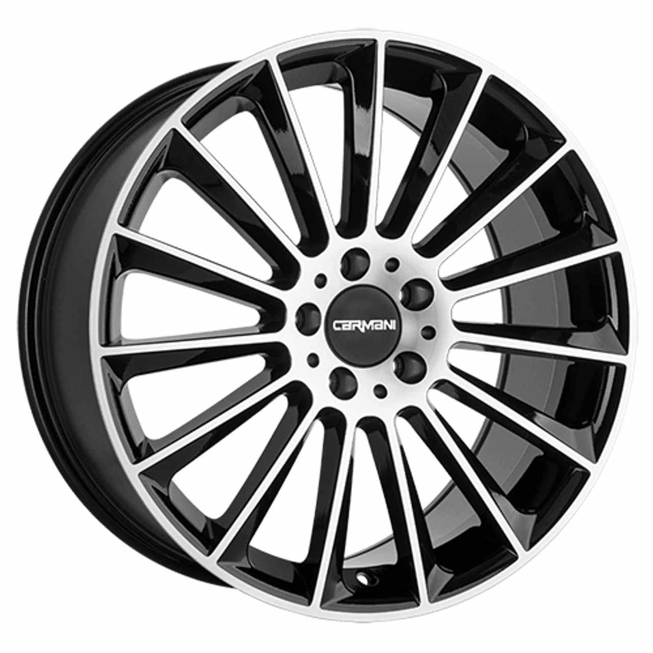 CARMANI CA 17 FRITZ black polish 10.0Jx22 5x112 ET30