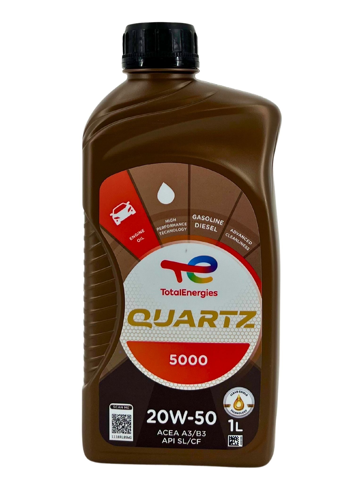 Total Quartz 5000 20W-50 1 Liter