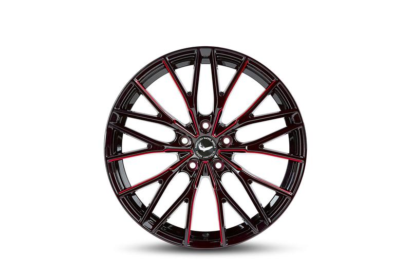 BARRACUDA PROJECT 3.0 black gloss flashred 8.5Jx20 5x110 ET30