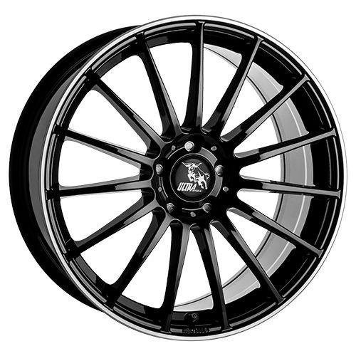 ULTRA WHEELS UA4 SPEED schwarz rim poliert 8.0Jx18 5x112 ET35