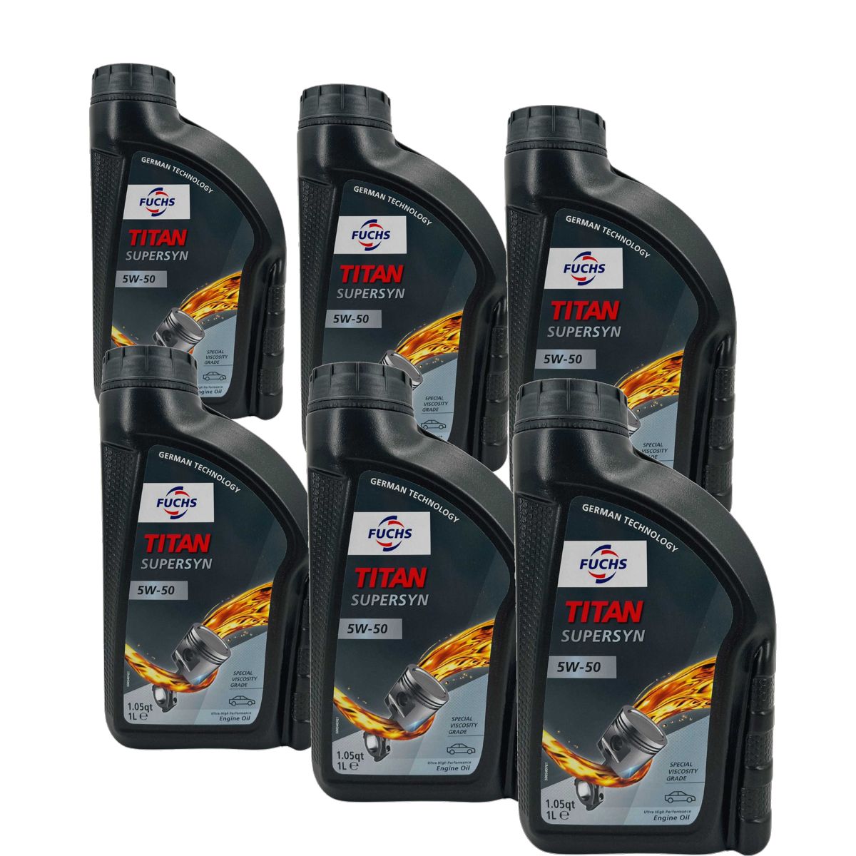 Fuchs Titan Supersyn 5W-50 6x1 Liter