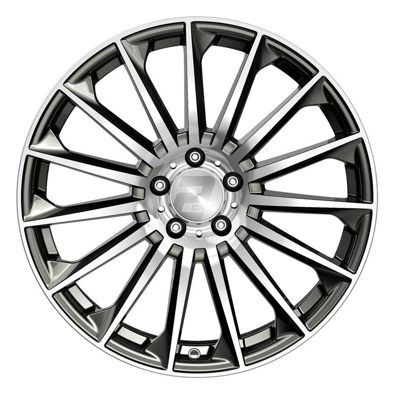 WHEELWORLD-2DRV WH39 dark gunmetal full machined 8.0Jx18 5x112 ET40