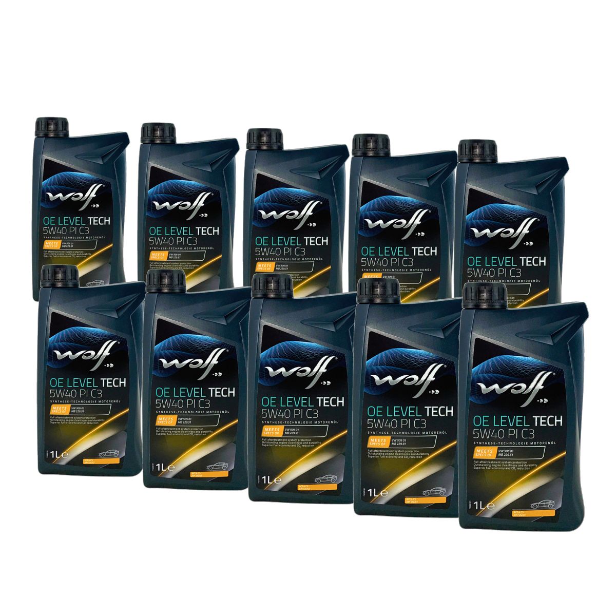 Wolf OE LevelTech 5W-40 PI C3 10x1 Liter