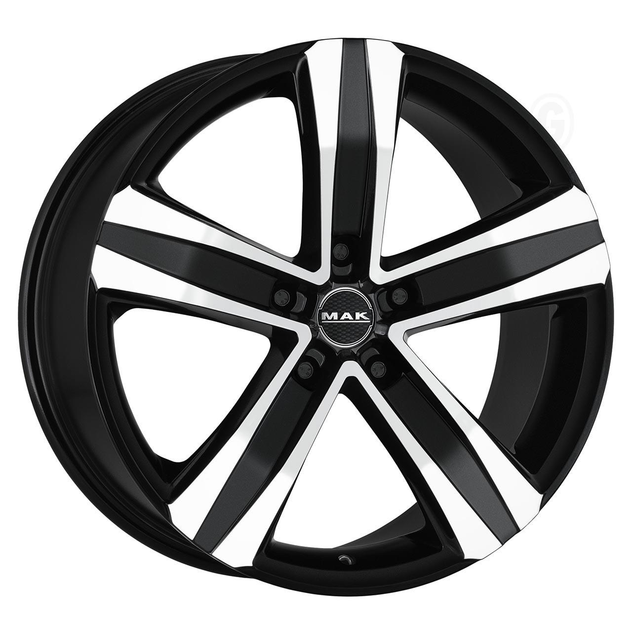 MAK STONE 5 black mirror 6.5Jx15 5x160 ET52