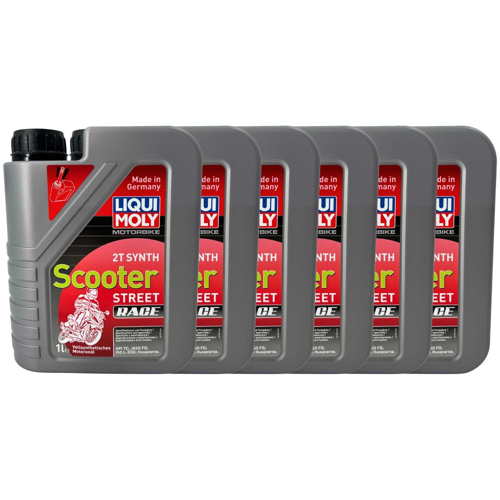 Liqui Moly Motorbike 2T Synth Scooter Race 6x1 Liter