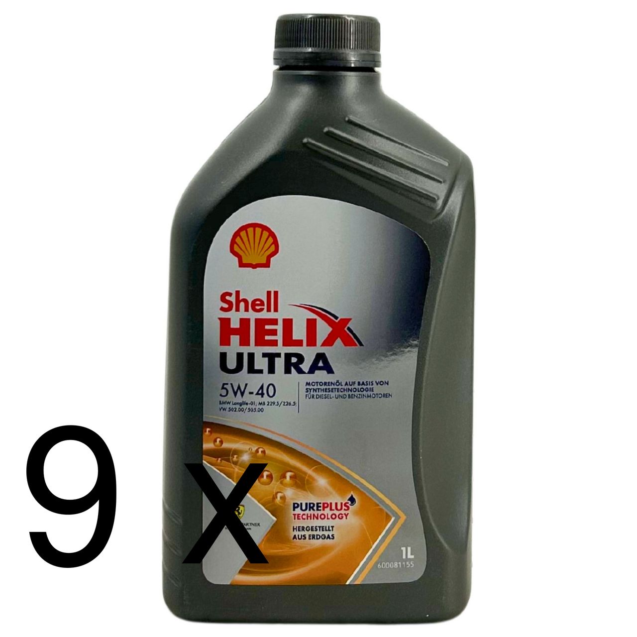 Shell Helix Ultra 5W-40 9x1 Liter Shell Helix Ultra 5W-40 9x1 Liter