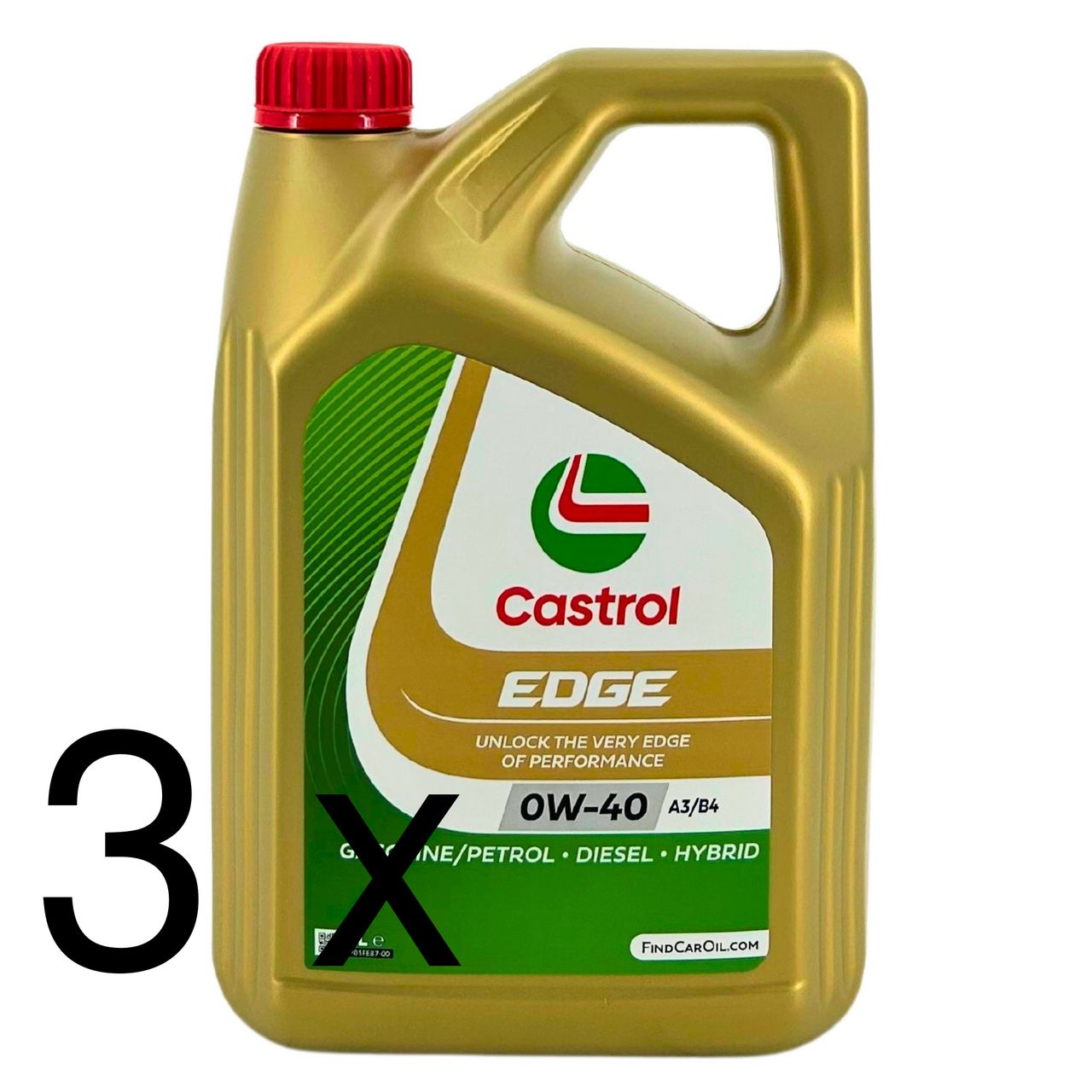 Castrol Edge 0W-40 A3/B4 3x4 Liter Castrol Edge 0W-40 A3/B4 3x4 Liter