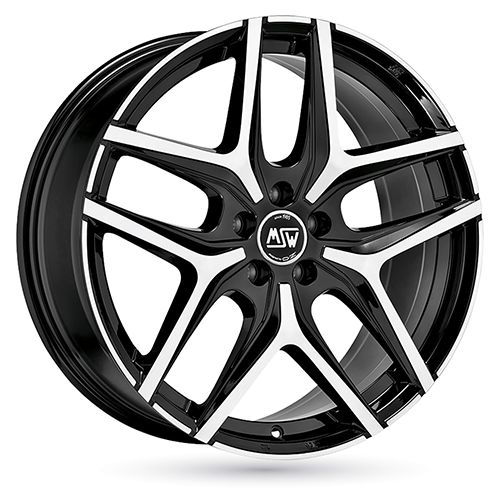 MSW (OZ) MSW 40 gloss black full polished 8.5Jx20 5x120 ET34