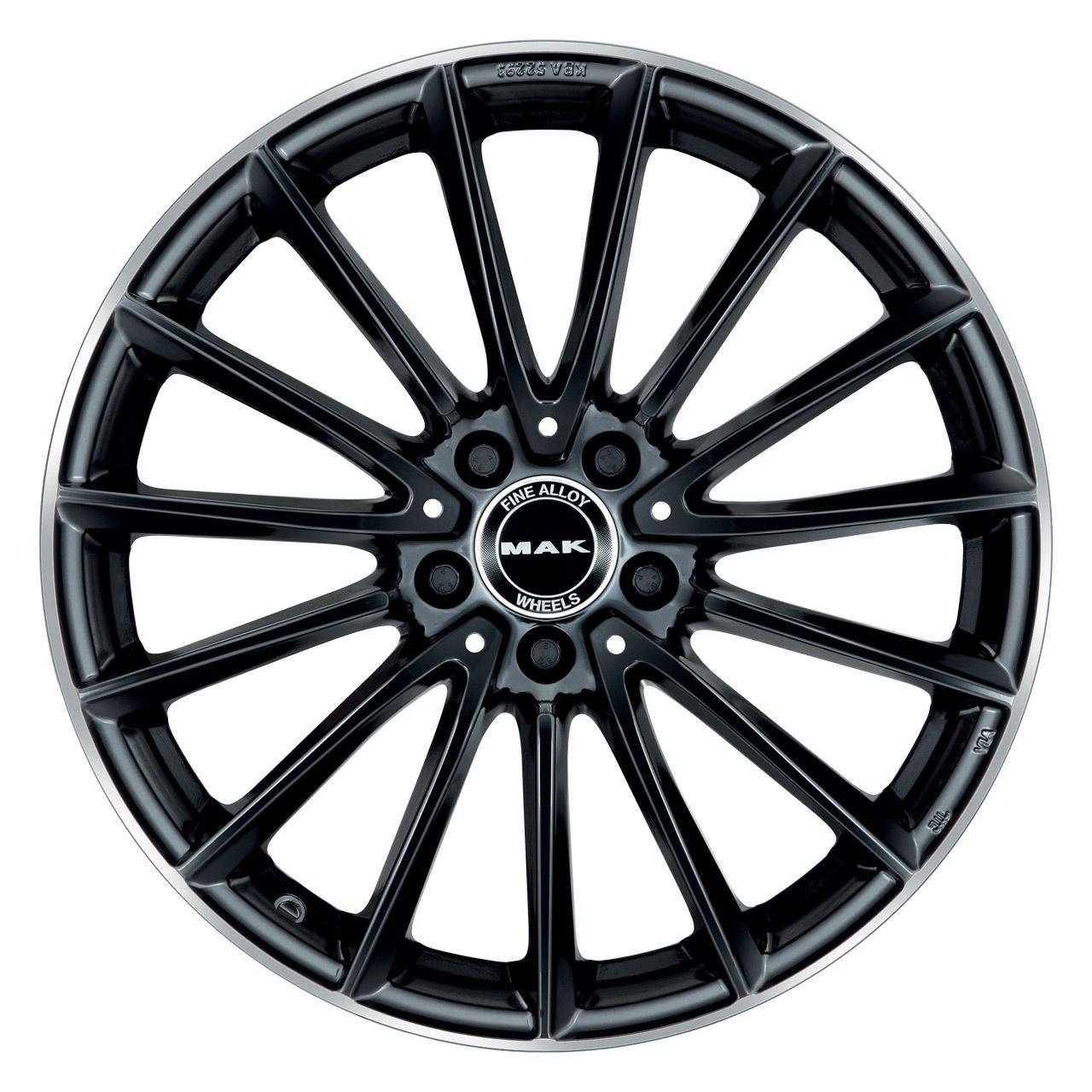 MAK KOMET gloss black mirror ring 9.0Jx20 5x112 ET33
