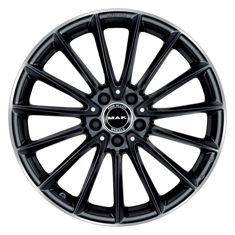 MAK KOMET gloss black mirror ring 10.0Jx21 5x112 ET35