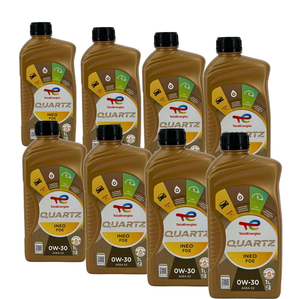 Total Quartz Ineo FDE 0W-30 8x1 Liter