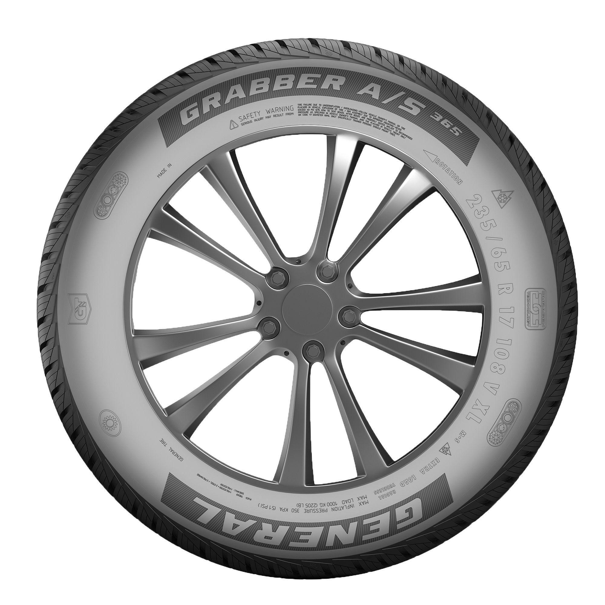 GENERAL TIRE GRABBER A/S 365 215/60R17 96H BSW