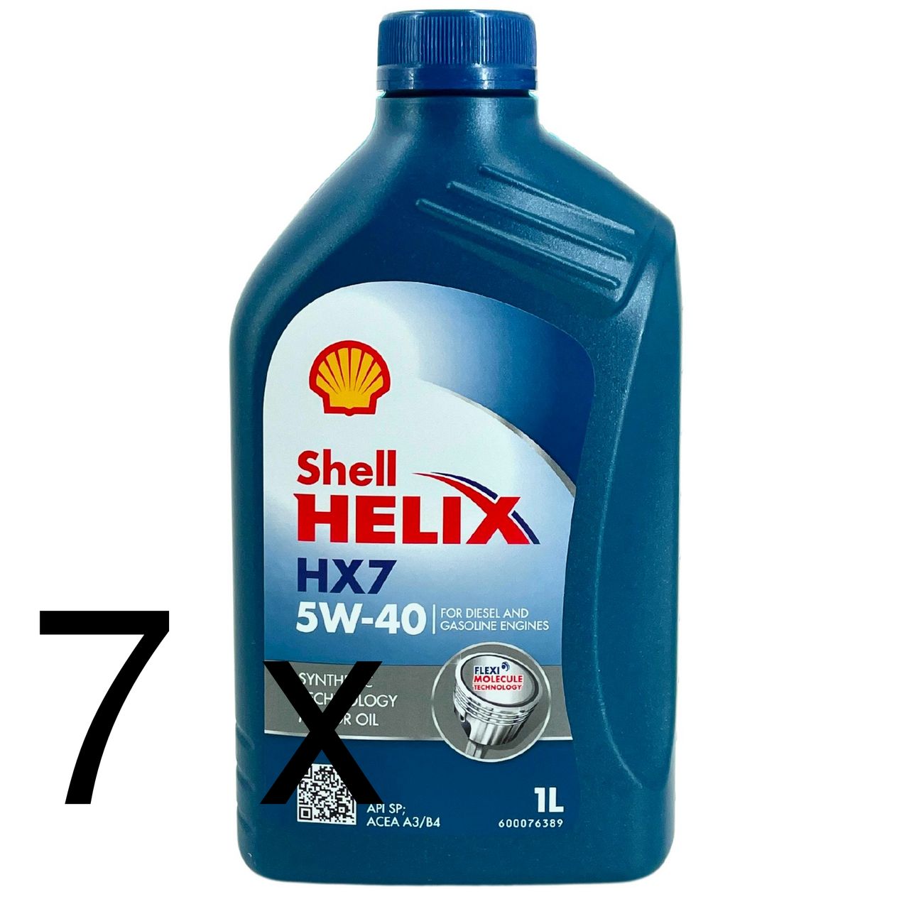 Shell Helix HX7 5W-40 7x1 Liter