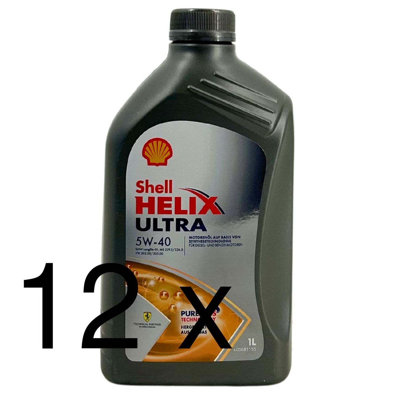 Shell Helix Ultra 5W-40 12x1 Liter
