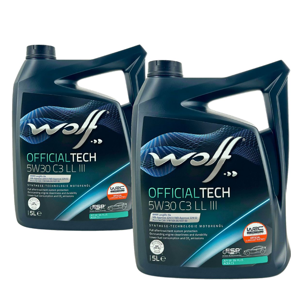 Wolf OfficialTech 5W-30 C3 LL III 2x5 Liter