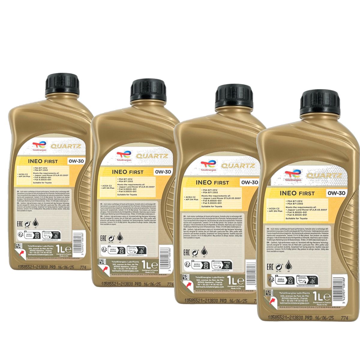 Total Quartz Ineo First 0W-30 4x1 Liter