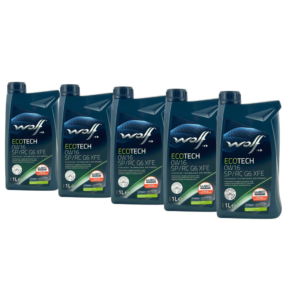 Wolf EcoTech 0W-16 SP/RC G6 XFE 5x1 Liter