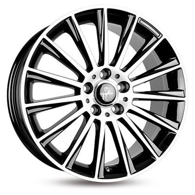 KESKIN WHEELS KT18 TURBO black front polished 10.0Jx22 5x130 ET40