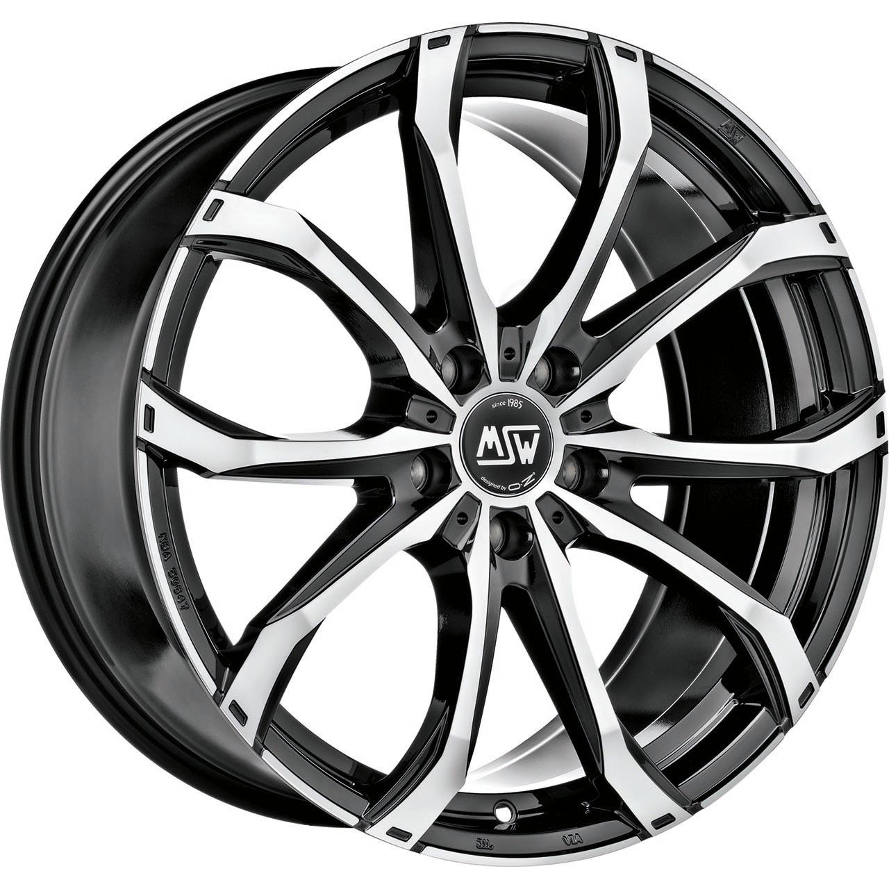 MSW Msw 48 Gloss black full polished 8x19 5x114.3 ET45