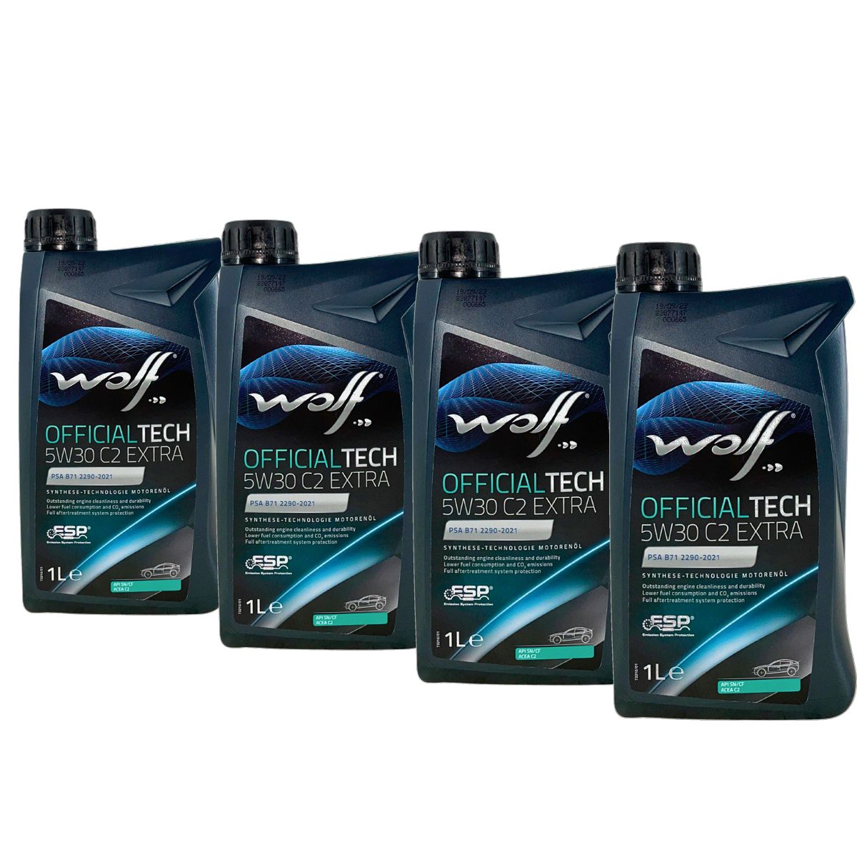 Wolf OfficialTech 5W-30 C2 Extra 4x1 Liter