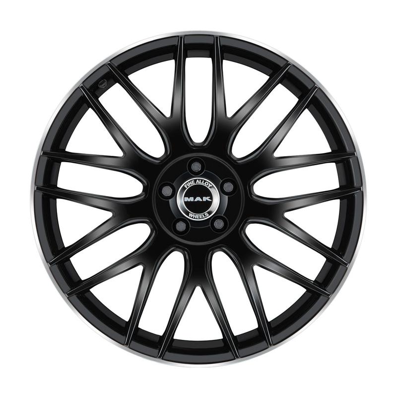 MAK ARROW-D gloss black mirror ring 11.0Jx21 5x112 ET55