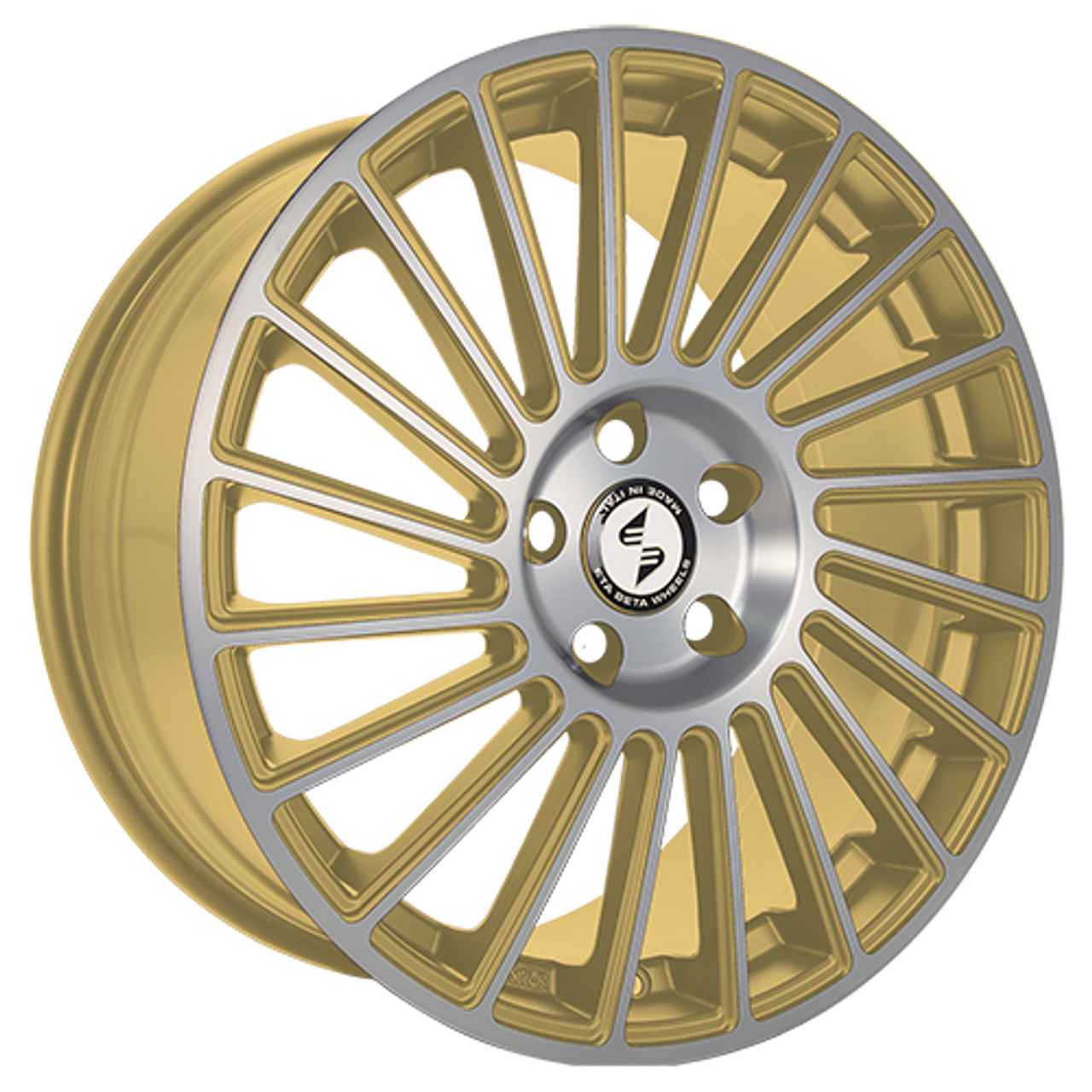 ETABETA VENTI-R gold matt full polished 8.5Jx19 5x120 ET42